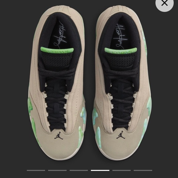 Air Jordan 14 Retro Low Women’s Aleali May ‘Fortune’ Size 9W / 7.5M DJ1034-200 - Picture 11 of 13